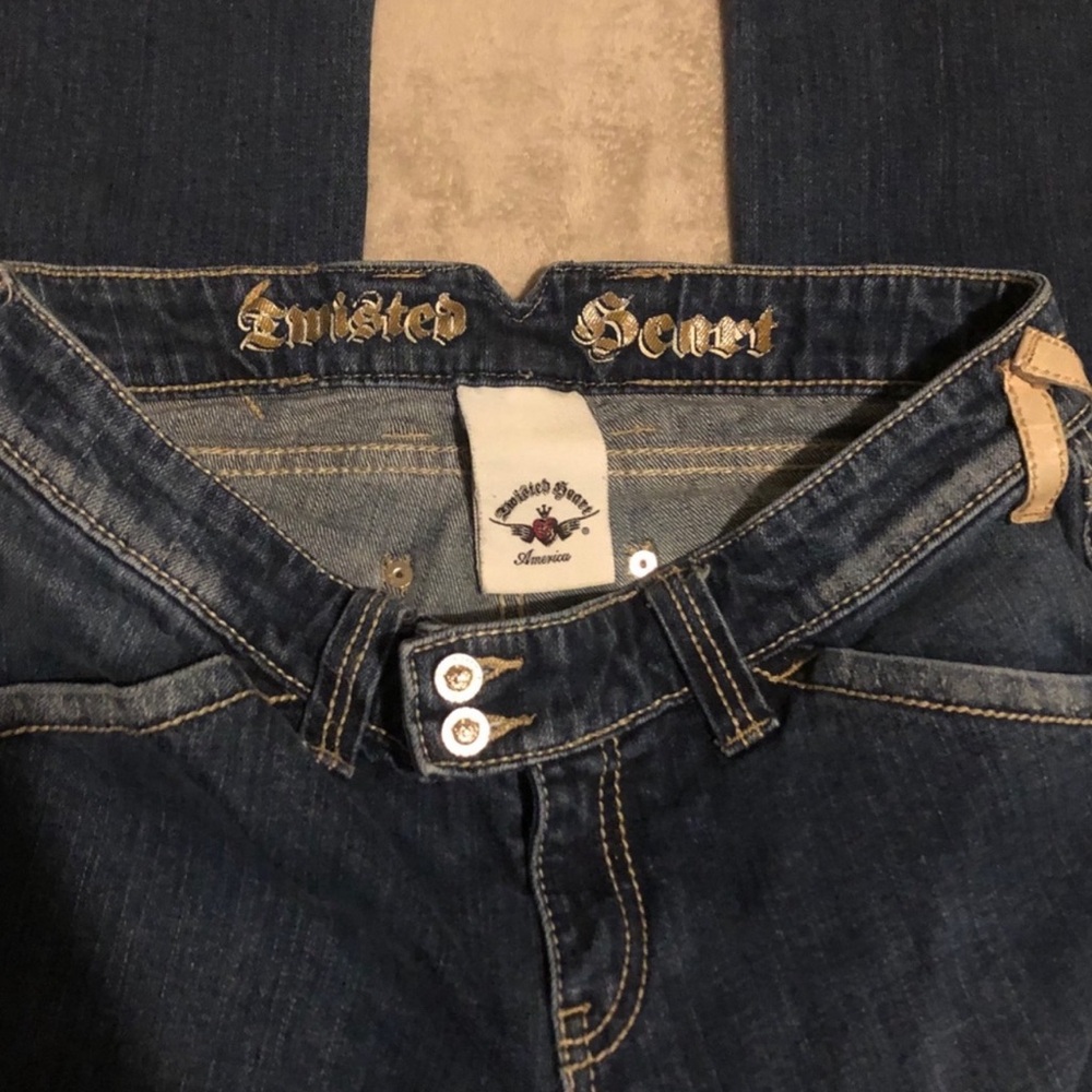 Twisted heart jeans